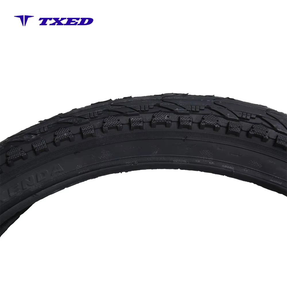 20"x1.95 Alloy Wheel V Brake Black Tubeless Tire Durable Rubber Anti-Puncture Strong Grip Smooth Ride for City & Light Off-Road detail image 3