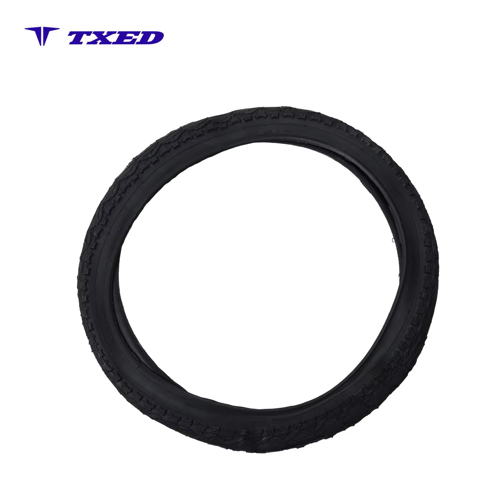 20"x1.95 Alloy Wheel V Brake Black Tubeless Tire Durable Rubber Anti-Puncture Strong Grip Smooth Ride for City & Light Off-Road detail image 4