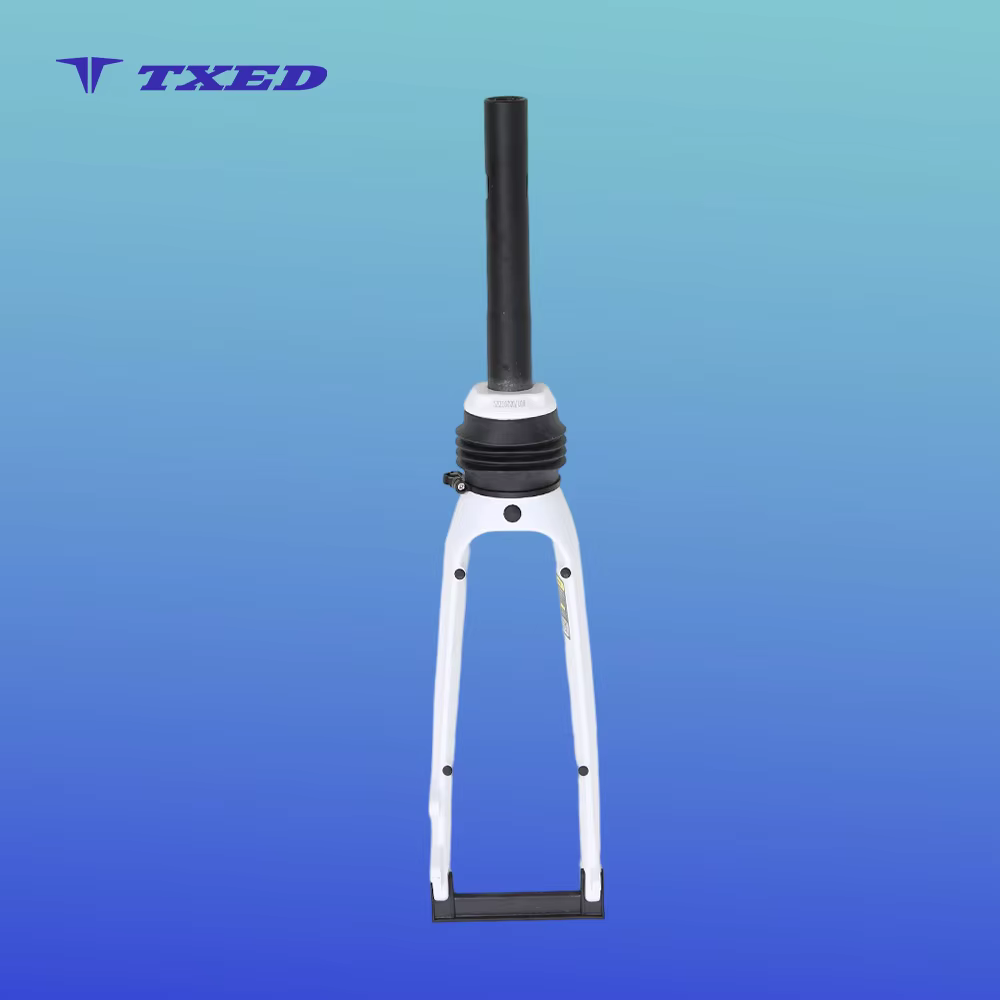 20x1.95 Aluminum Suspension Fork with Coil Spring 100mm Travel BMX Compatible for Disc Brakes