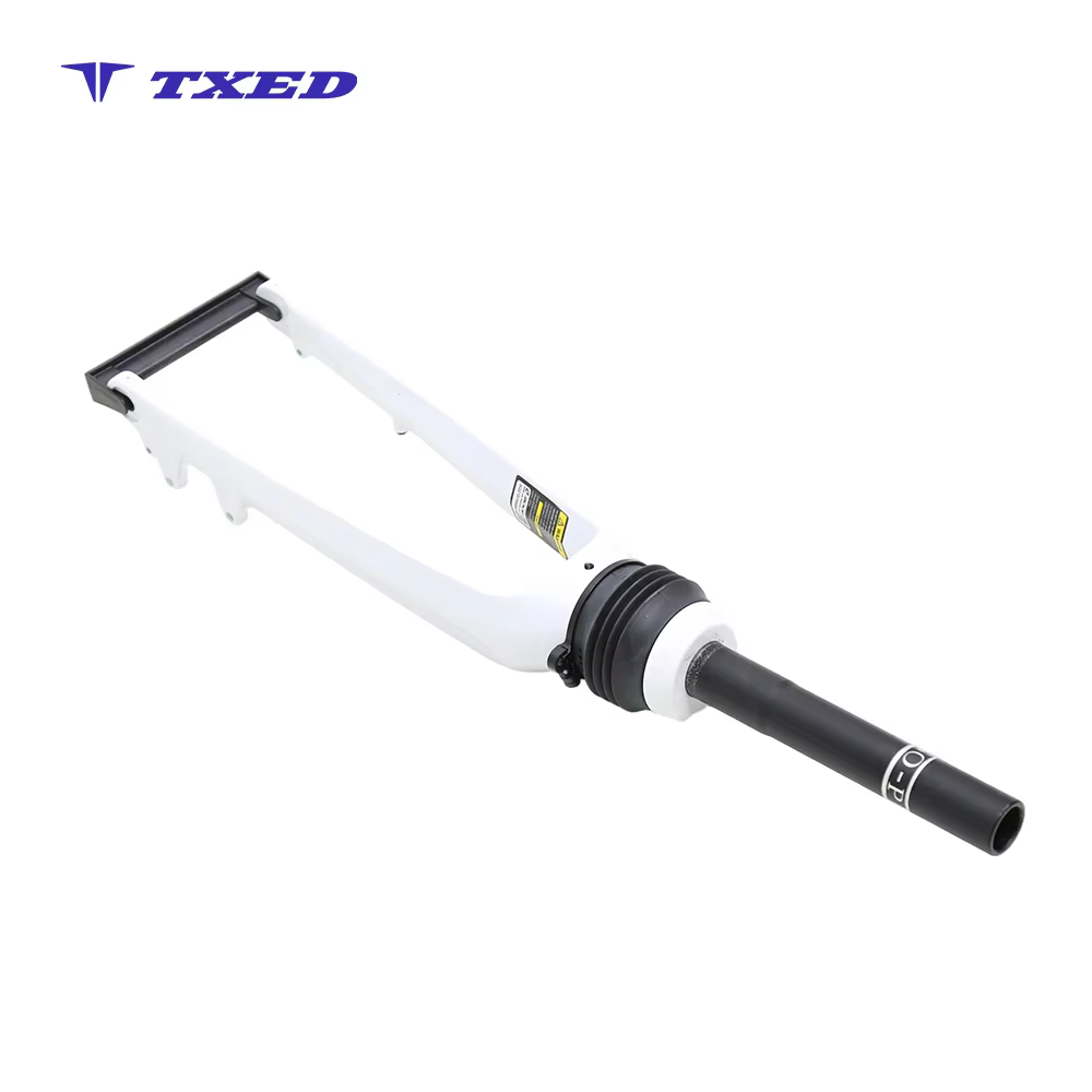 20x1.95 Aluminum Suspension Fork with Coil Spring 100mm Travel BMX Compatible for Disc Brakes detail image 3
