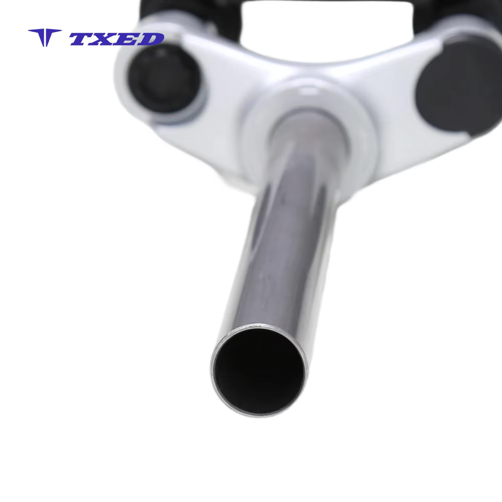 700C Suspension Fork with Silver Alloy Crown V-Brake Mounts Coil Spring YS727 Travel 63mm Height 83cm BMX detail image 6