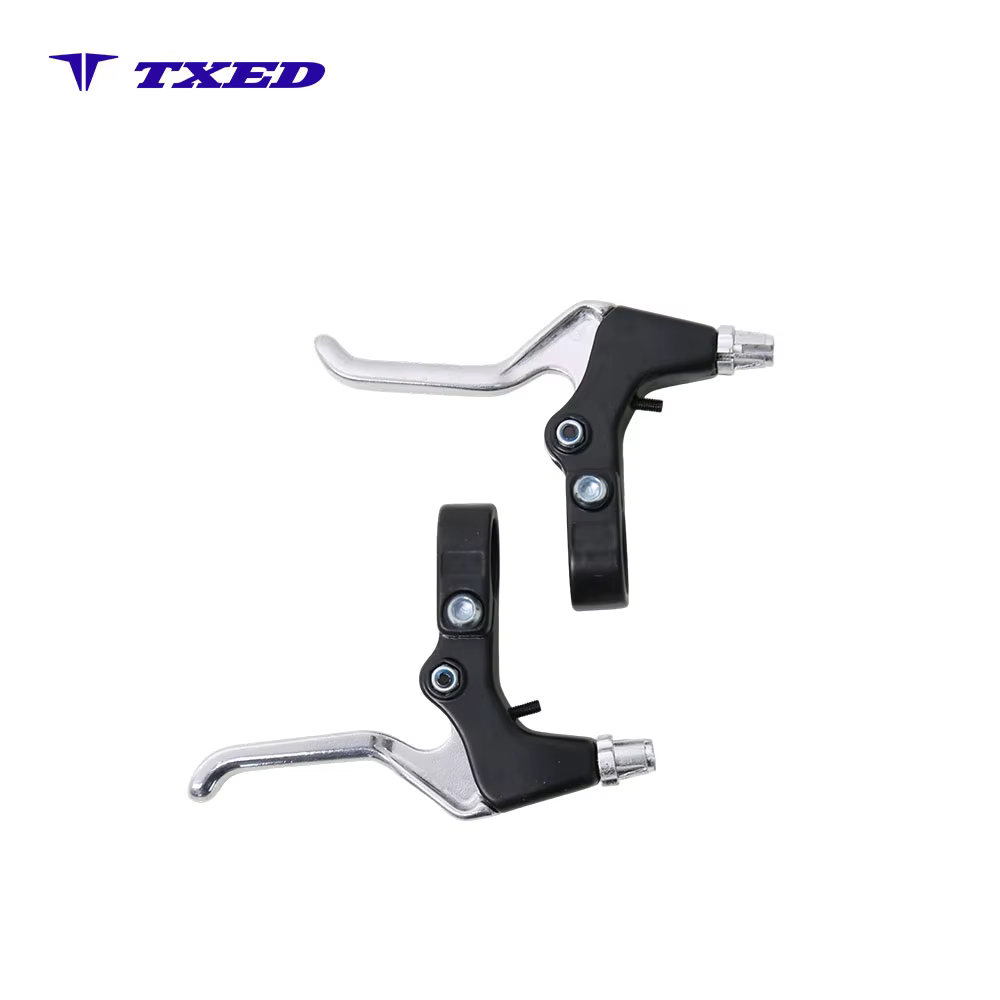 Aluminum Alloy 2-Finger Adjustable Bike Brake Lever with Easy Installation Universal for MTB Road Bike E-Bike & Kids' Bikes detail image 1