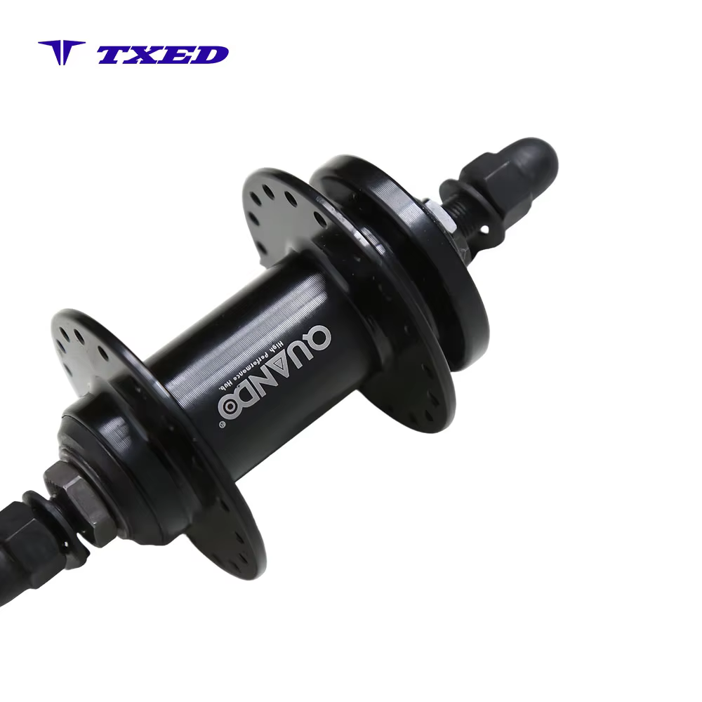 Aluminum Front Hub Disc Brake 36H Spoke Hole 13g Gauge Quick Release Axle Safety Hook Cap Nut Sealed Design Factory detail image 2