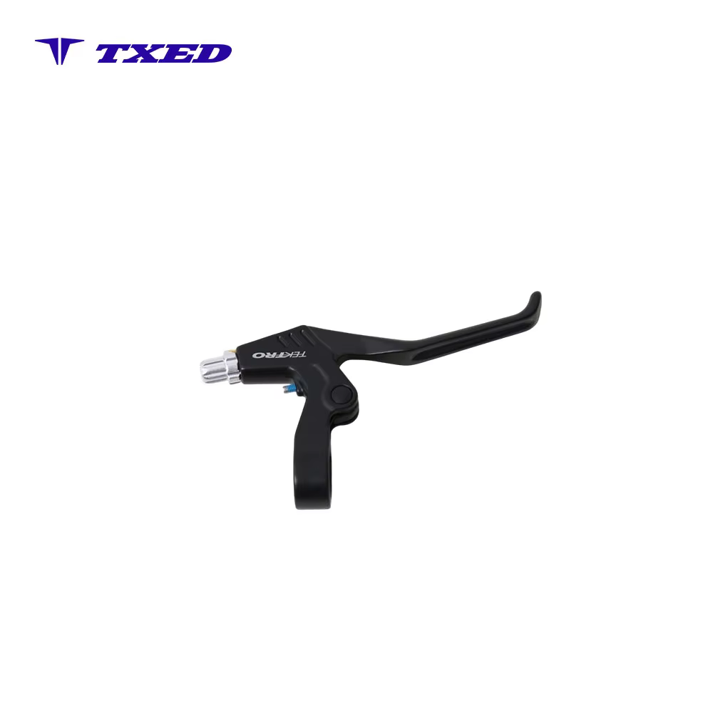 Bicycle Lever 22 2mm Aluminum Alloy Durable Three/Four Finger Handlebar Black with for Logo MTB Bike detail image 1