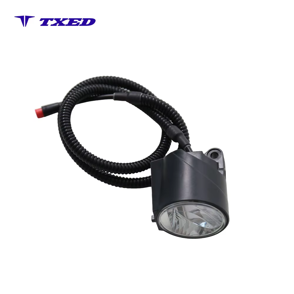 Black Waterproof IP67 High Brightness LED Front Light with Sensor Switch Battery Hub dynamo Bicycle Light Xingcheng HL2800-80 detail image 3