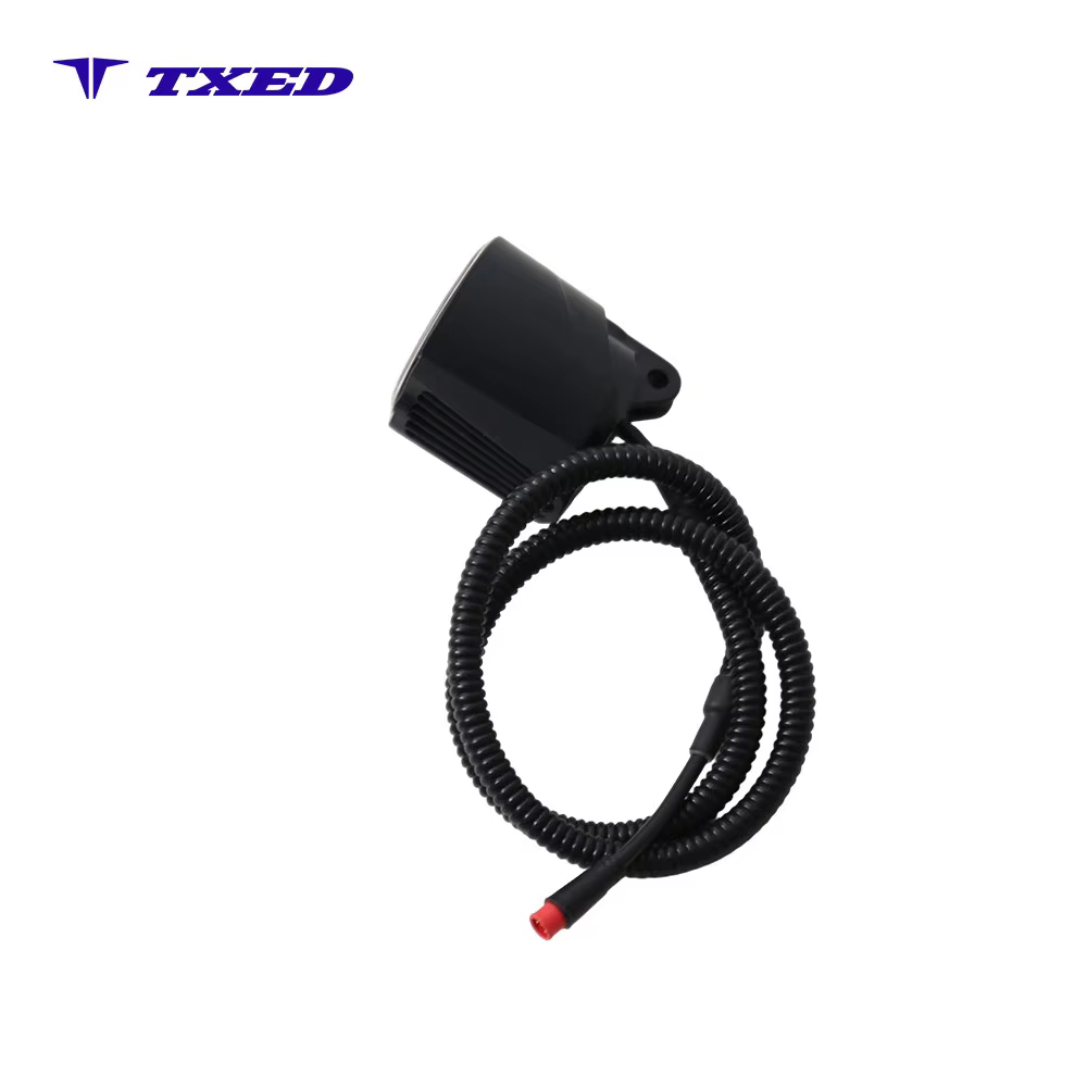 Black Waterproof IP67 High Brightness LED Front Light with Sensor Switch Battery Hub dynamo Bicycle Light Xingcheng HL2800-80 detail image 6