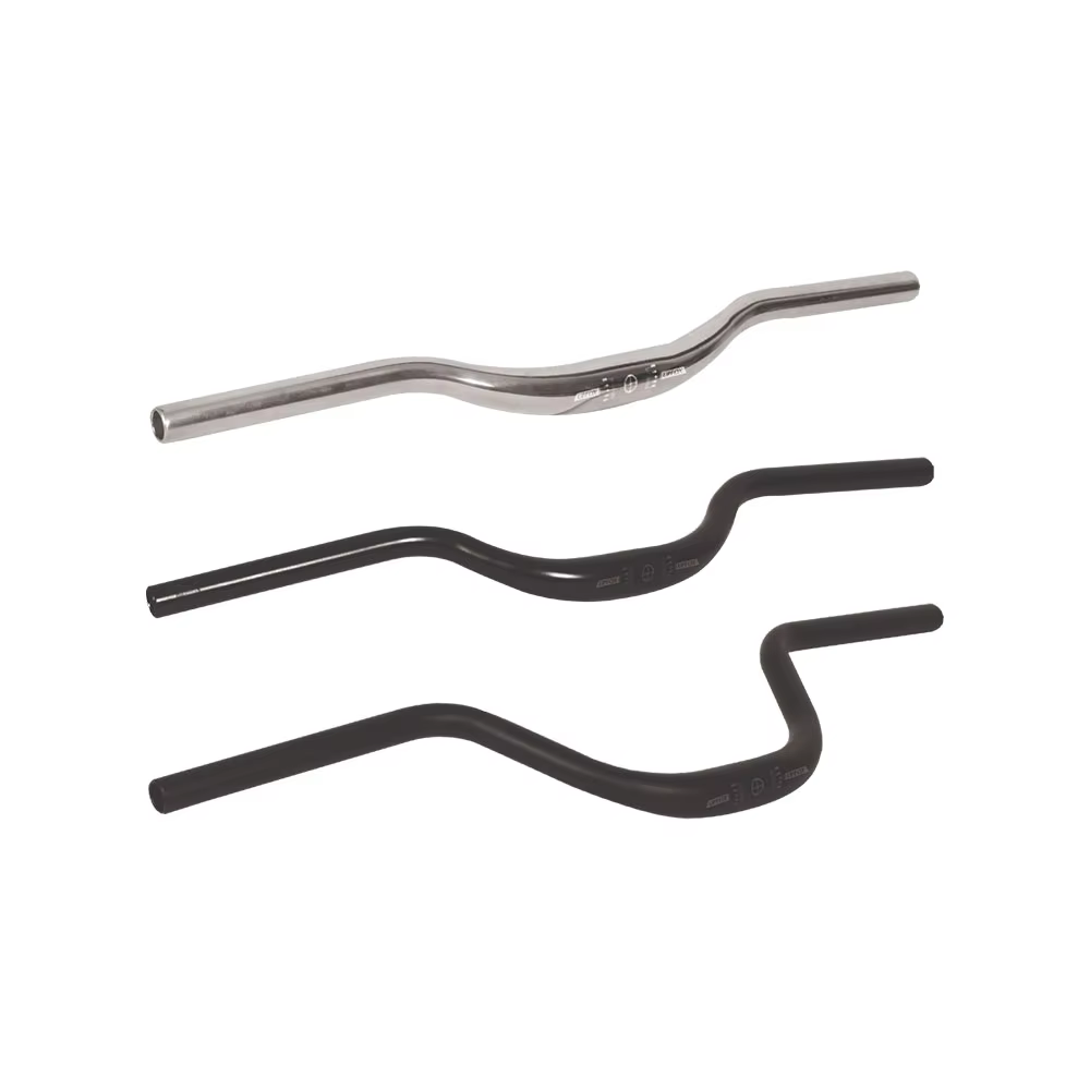 Custom OEM 31.8 MTB Small Riser Handlebar 700mm H15 Sand Black Steel 1.4-1.6mm Thickness Aluminum 2.2-2.4mm bicycle Handlebar