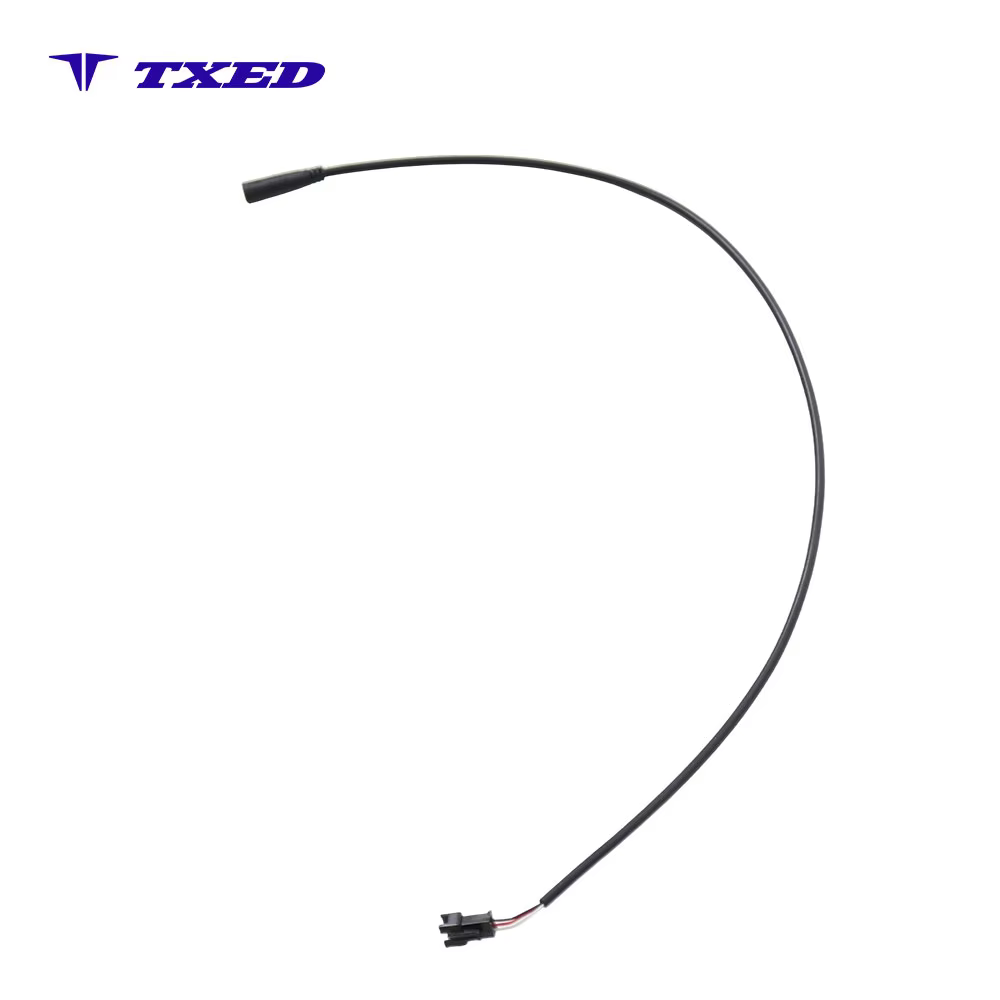 Dashi TXED01 Electric Bicycle Sensor Cable 550mm 2 Core Copper Wire PVC Insulation Waterproof Signal for E-bike Speed Hall PAS detail image 3
