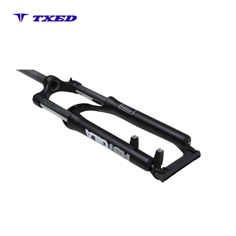 Disc Brake 28.6x25.4x212mm M9*100 Aluminum Straight Steerer Suspension Front Fork Coil Spring Hydraulic Lockout Mountain Bike detail image 7