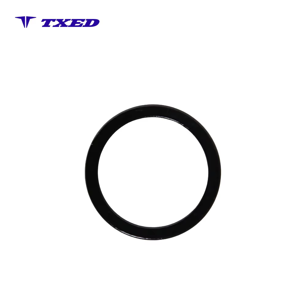 Durable Lightweight 28.6mm X 51mm Aluminum Alloy Black Bicycle & Electric Bike Adjustment Ring