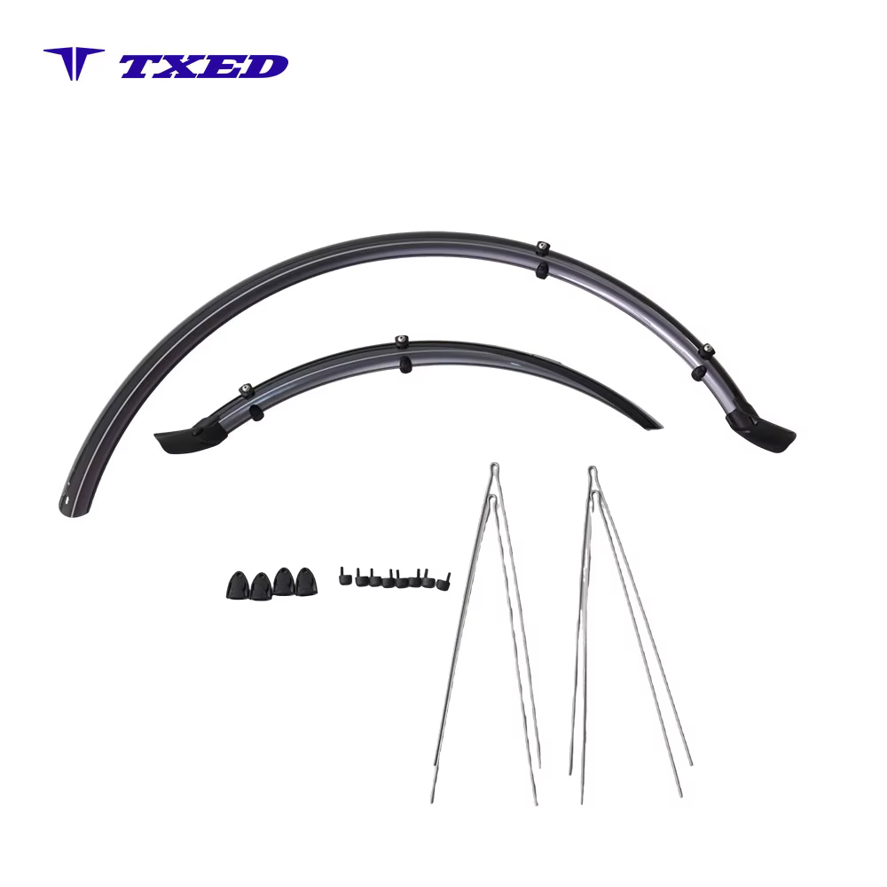 Durable PVC Fender Universal 26 Inch Bicycle Mudguard for MTB Commuter Bikes with Pre-drilled Mounting Holes detail image 2