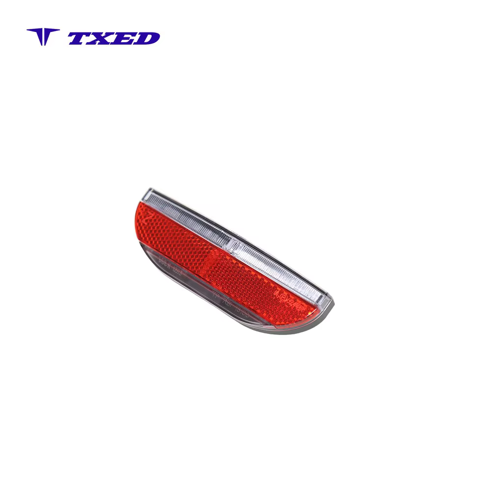 Electric Bicycle Rear Light LED bicycle Lights IPX4 Waterproof 6V bicycle Light for Controller Night Riding PC Material detail image 4