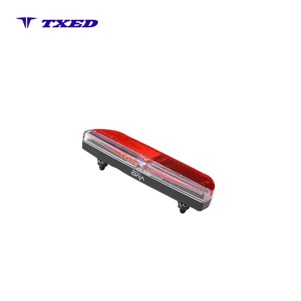 Electric Bicycle Rear Light LED bicycle Lights IPX4 Waterproof 6V bicycle Light for Controller Night Riding PC Material detail image 7