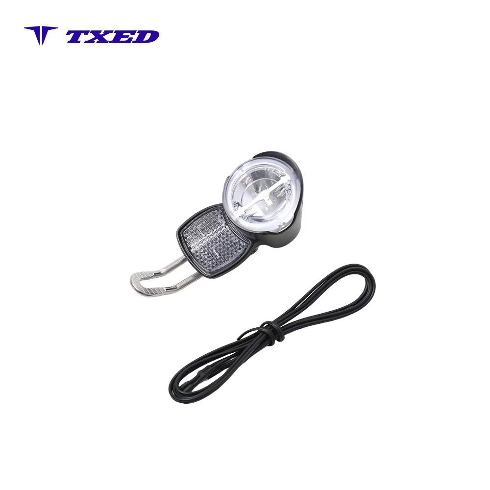 Electric Ebike Front Headlamp 6V LED High Quality with 1M Cable detail image 1