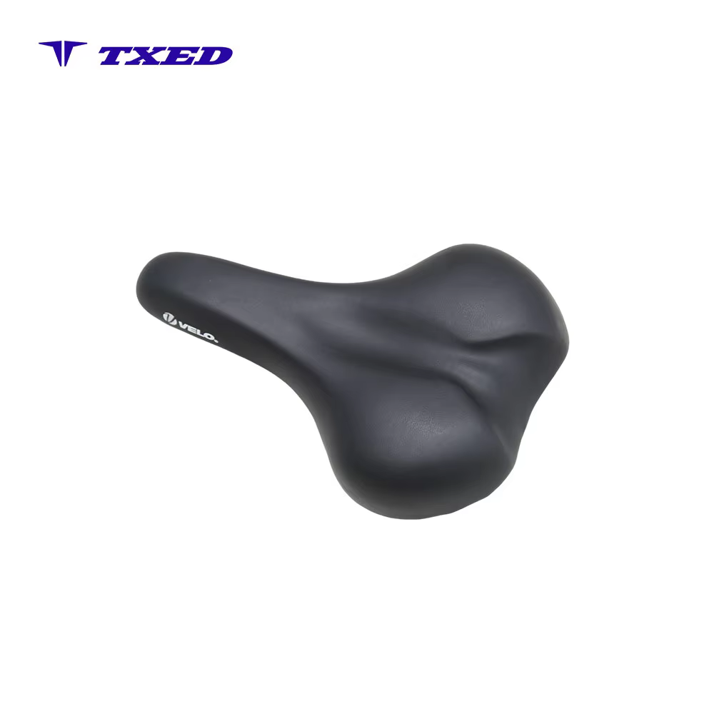 Ergonomic Breathable Leather Shock Absorption Seat Bicycle Saddle for Mountain Bikes Unisex Adults All Seasons detail image 5