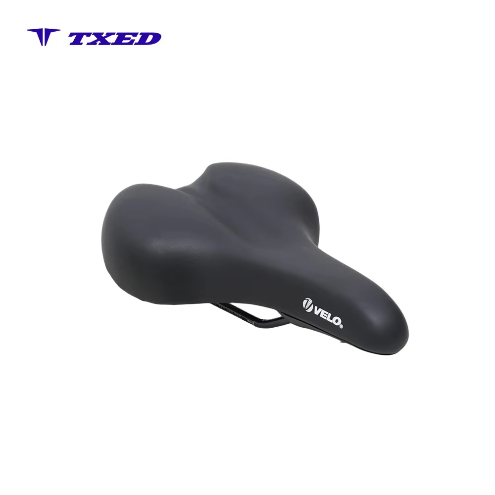 Ergonomic Breathable Leather Shock Absorption Seat Bicycle Saddle for Mountain Bikes Unisex Adults All Seasons detail image 6