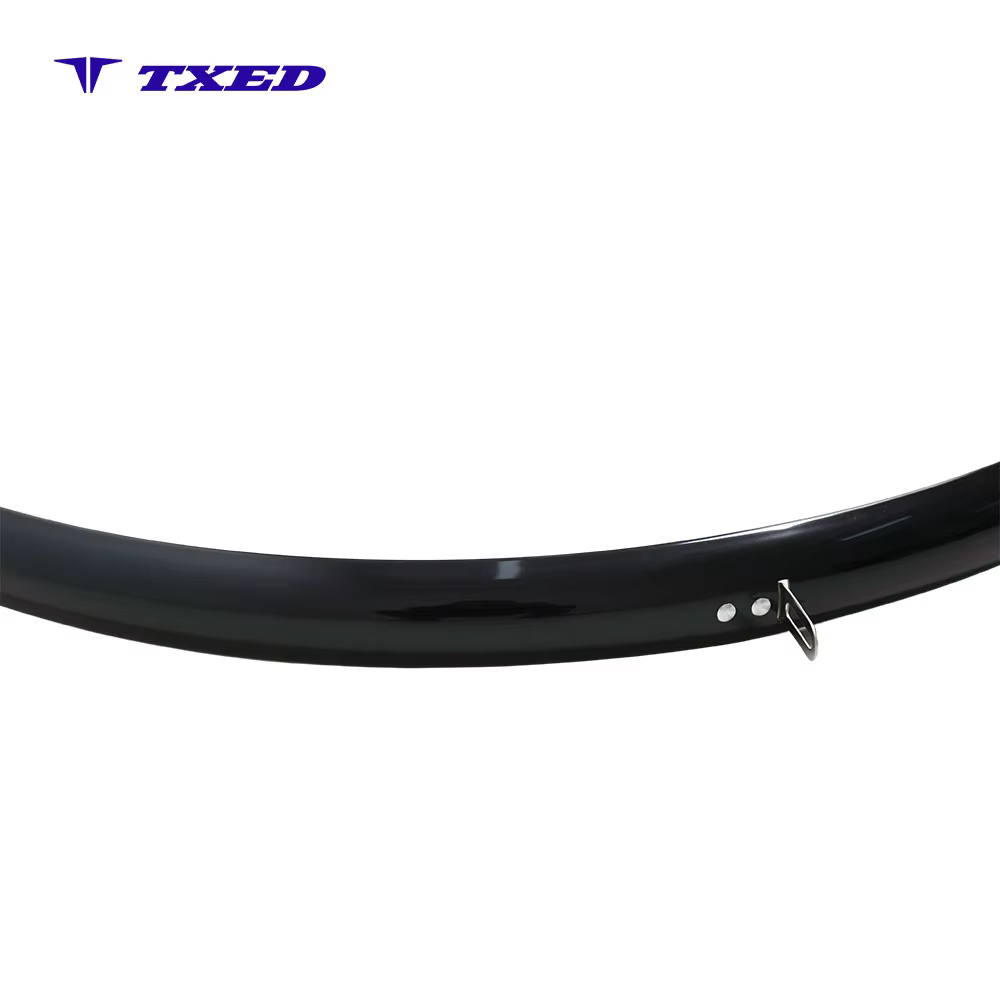 Fangda Durable 700C Set Full Coverage MTB Road Bike Front Rear Fenders Anti-Splash UV Resistant Cycling Accessories Cable detail image 2