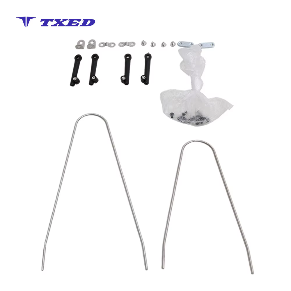 FangDa OEM Stainless Steel Bicycle Dual Kickstand Adjustable for Mountain Bikes Z3 Rear Axle 28-32cm Front 255mm/Rear 315mm