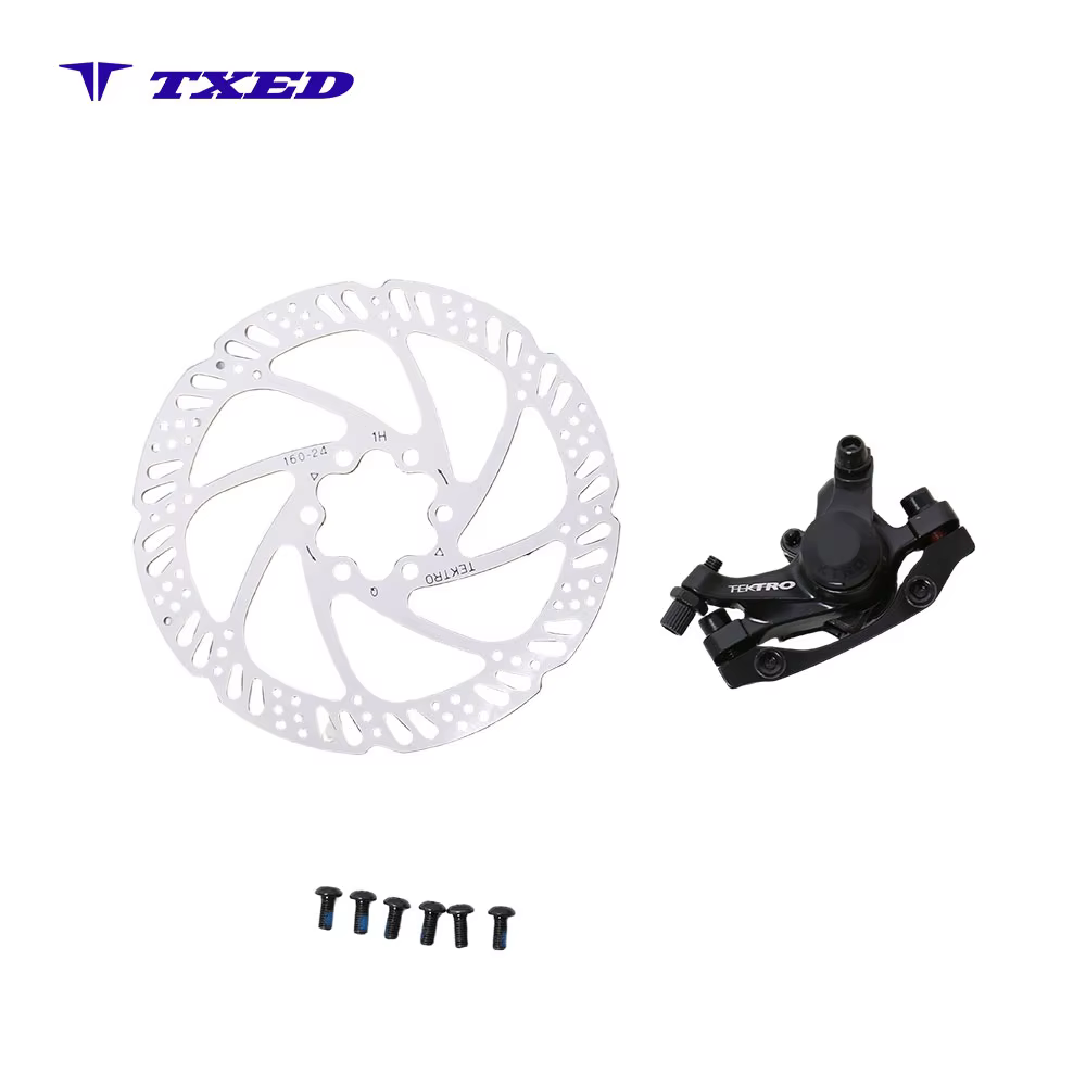 For Front Mechanic Disc Brake M280 with 160mm Aluminum Rotor for Mountain Bikes detail image 2