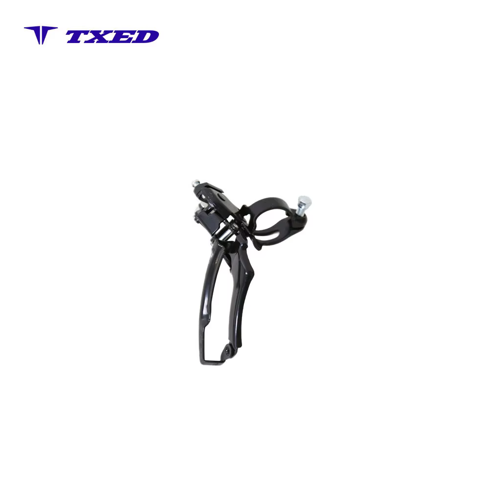 Front Derailleur Bicycle Aluminum Alloy 3 Speed MTB Folding Bike Front Gear Shifter Durable Lightweight Adjustable Cycling detail image 1