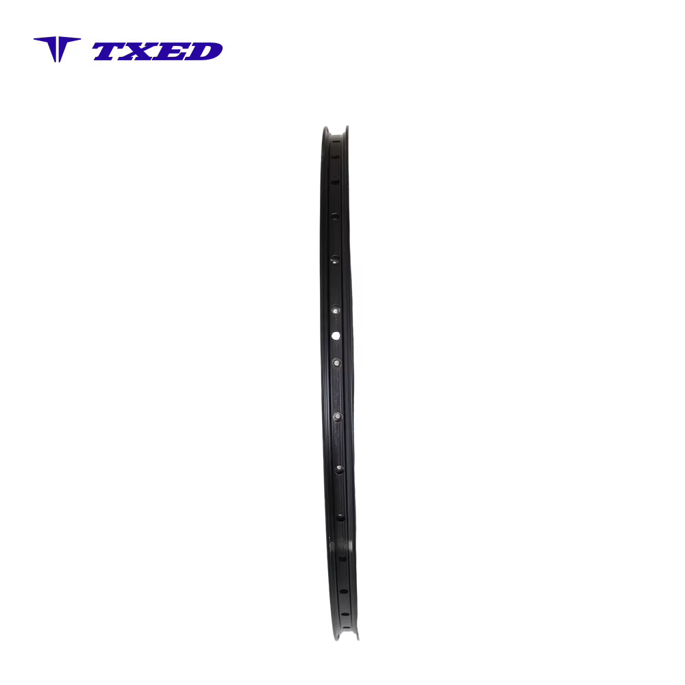 Full Black Alloy 6061 Double Wall 18mm Height Neutral Logo Silver Mark HLQC-19A V-Brake Tubeless Tire Pillar Spokes HengTong detail image 6