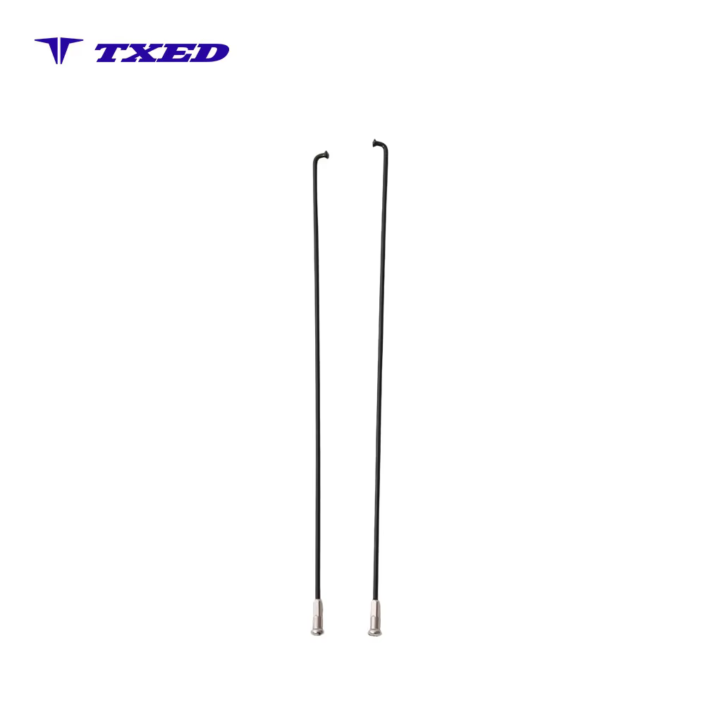 High Quality 13G Stainless Steel Bicycle Spokes with 16mm Brass Nipple Ed Finish Bike Spoke for E-bike WANHUA TXED01