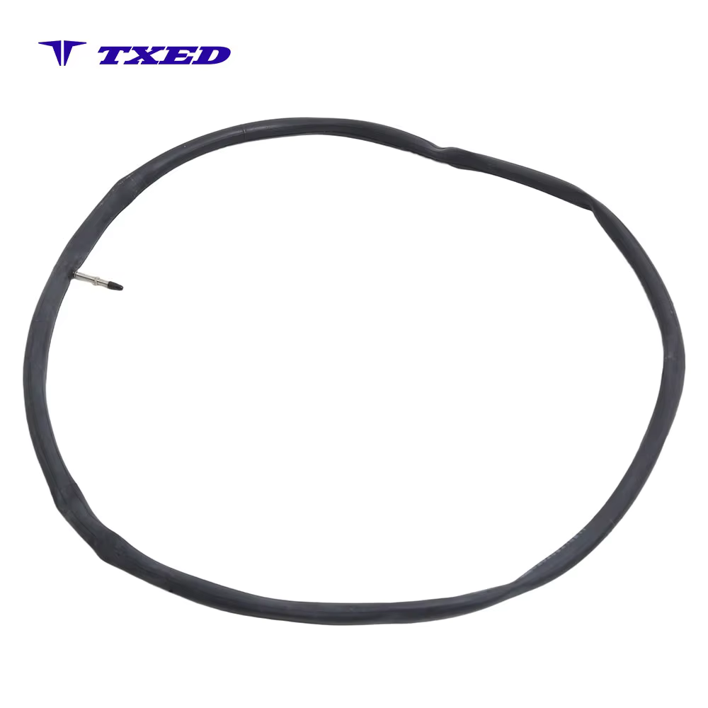 Jianda Brand Bicycle 700C X 42C Road & BMX Use 48mm Beadless Butyl Rubber Inner Tube with Brass Valve detail image 4