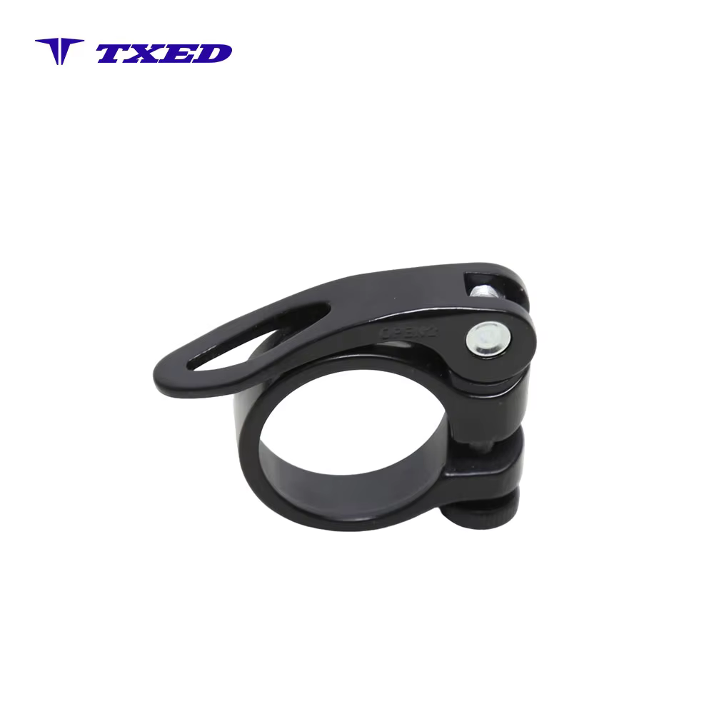 Jingye KC-88G Aluminum Alloy Black Anodized Quick Release Bicycle Seatpost Clamp for 34.9mm Seat Tube detail image 6