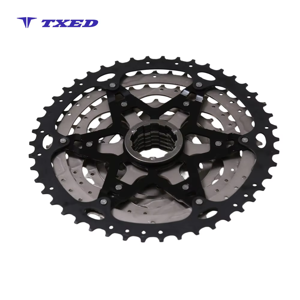 LanTu 9-Speed 7-Piece Aluminum Alloy Cassette with 11-46t Teeth for Electric Mountain Bikes detail image 3