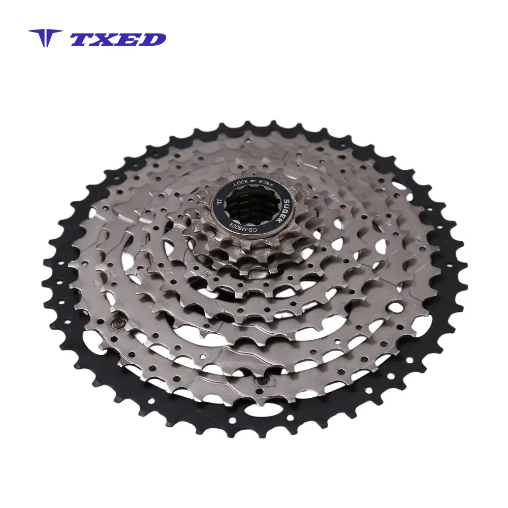 LanTu 9-Speed 7-Piece Aluminum Alloy Cassette with 11-46t Teeth for Electric Mountain Bikes detail image 5