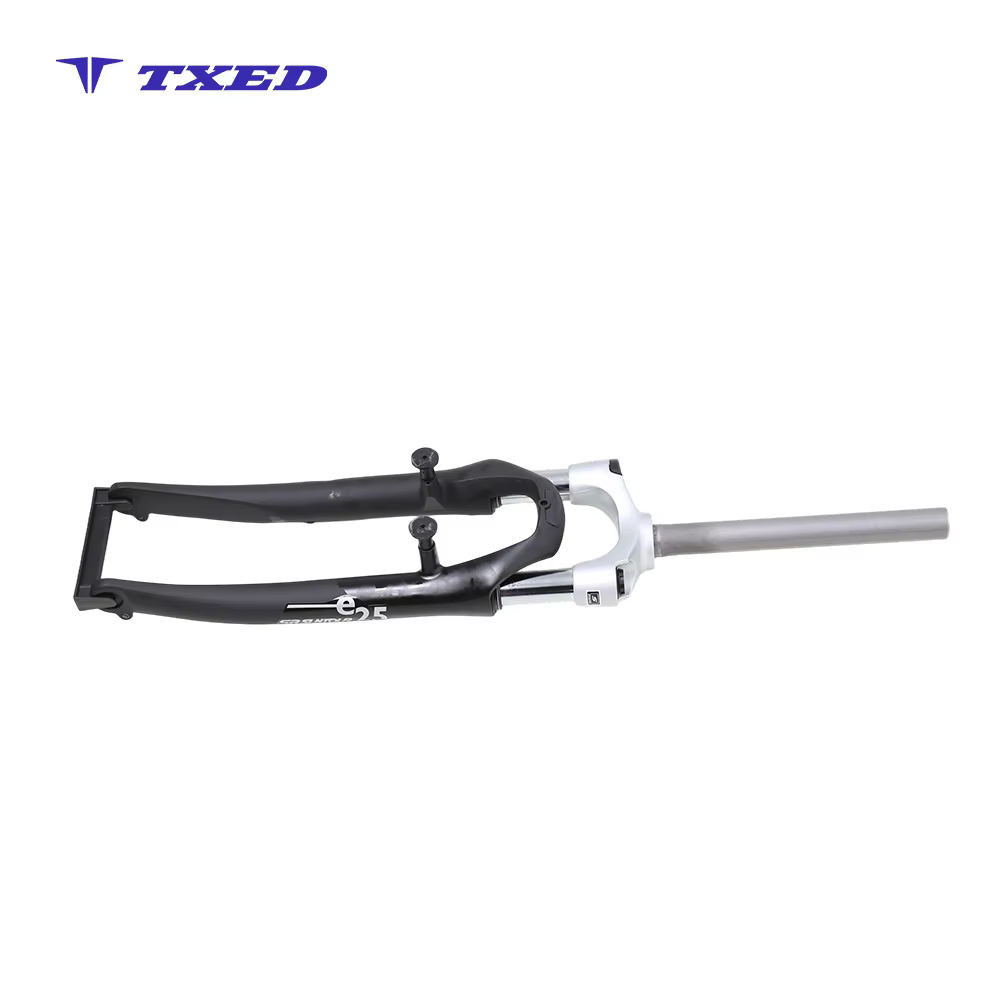 Premium Aluminum Suspension Fork for BMX & Kids' Bikes Silver Fork Shoulder 100mm Opening Coil Spring detail image 3