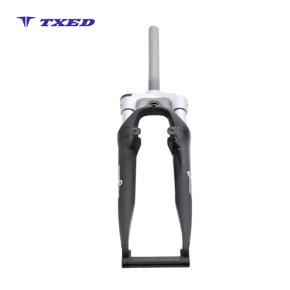 Premium Aluminum Suspension Fork for BMX & Kids' Bikes Silver Fork Shoulder 100mm Opening Coil Spring detail image 4