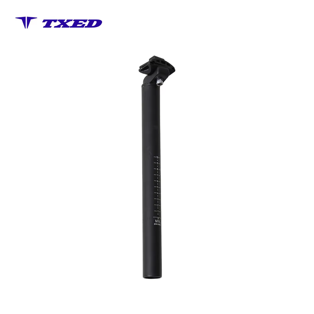 Shunmeng SM-2200 Aluminum Alloy Bicycle Seat Post 30.9mm X 350mm Matte Black Adjustable Mountain Bike-Light Weight & Durable detail image 3