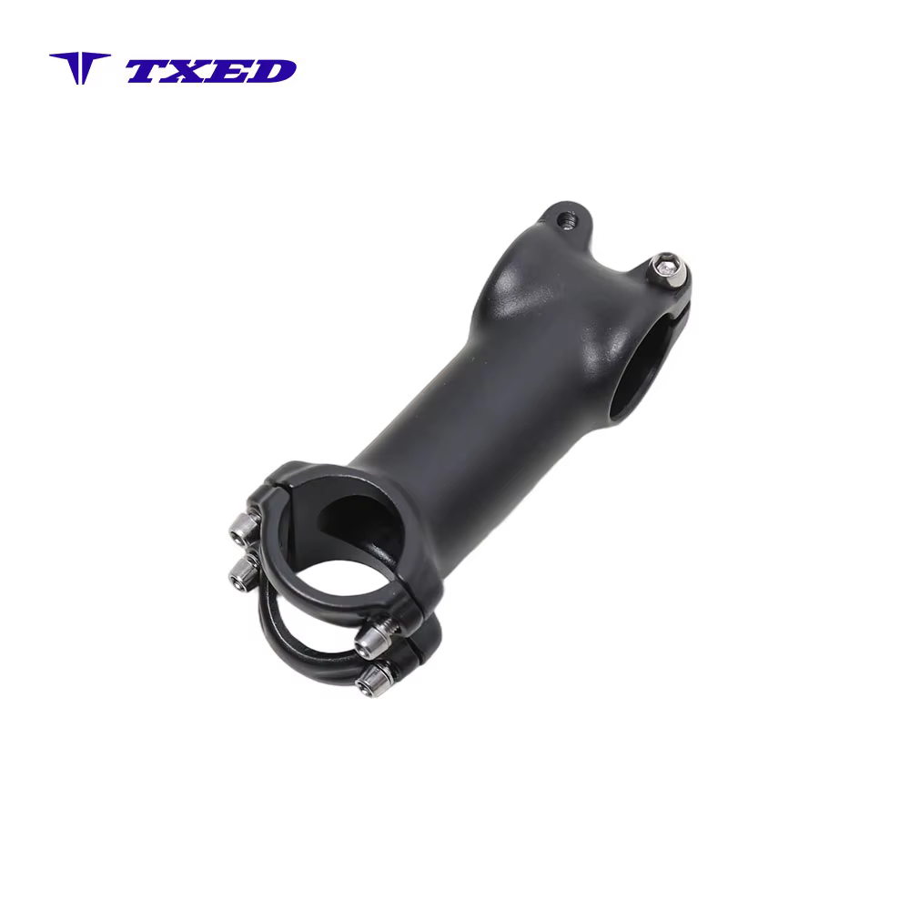Shunmeng SM-A92-8 Sandy Black Road MTB Bike Aluminum Non-Slip Handlebars Stem Durable and Easy Installation