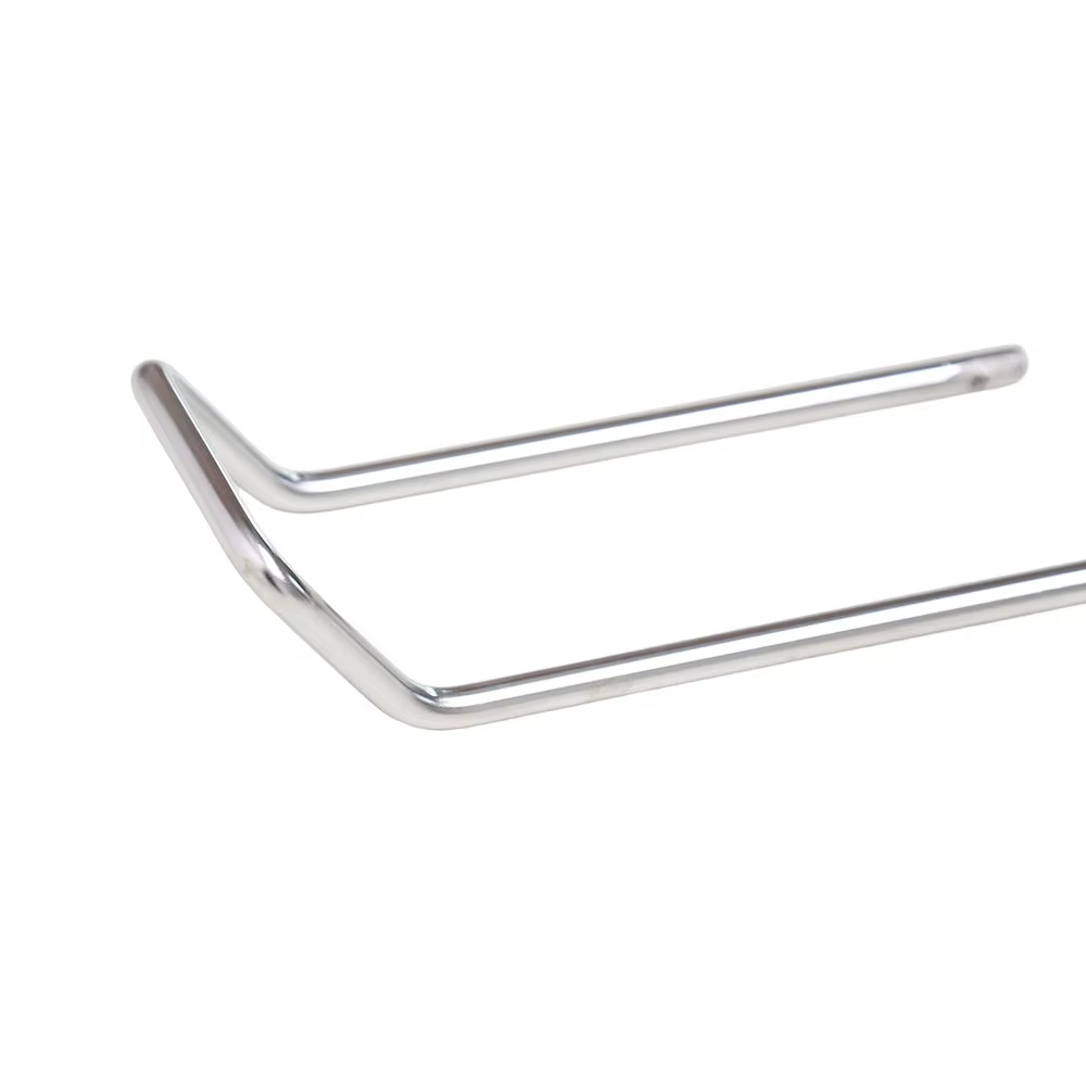 Stainless Steel Adjustable Outdoor U-Bolt 200mm Lightweight Powder Coated Large Bend 4 Holes for E-City Bike Rear Rack detail image 2