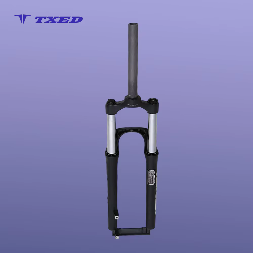Suspension Front Fork Aluminum Alloy 26 Inch Hydraulic Lockout Disc Brake Coil Spring for Electric Bicycle