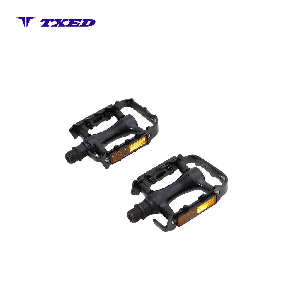 Wellgo M21 Aluminum Mountain Bicycle Pedals 9/16" Ball-Bearing with BS Reflector Anti-Slip for City Bike detail image 2