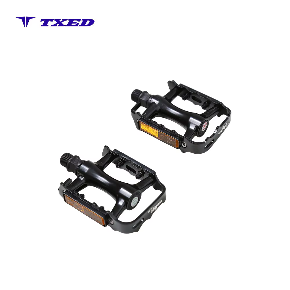Wellgo M21 Aluminum Mountain Bicycle Pedals 9/16" Ball-Bearing with BS Reflector Anti-Slip for City Bike detail image 6