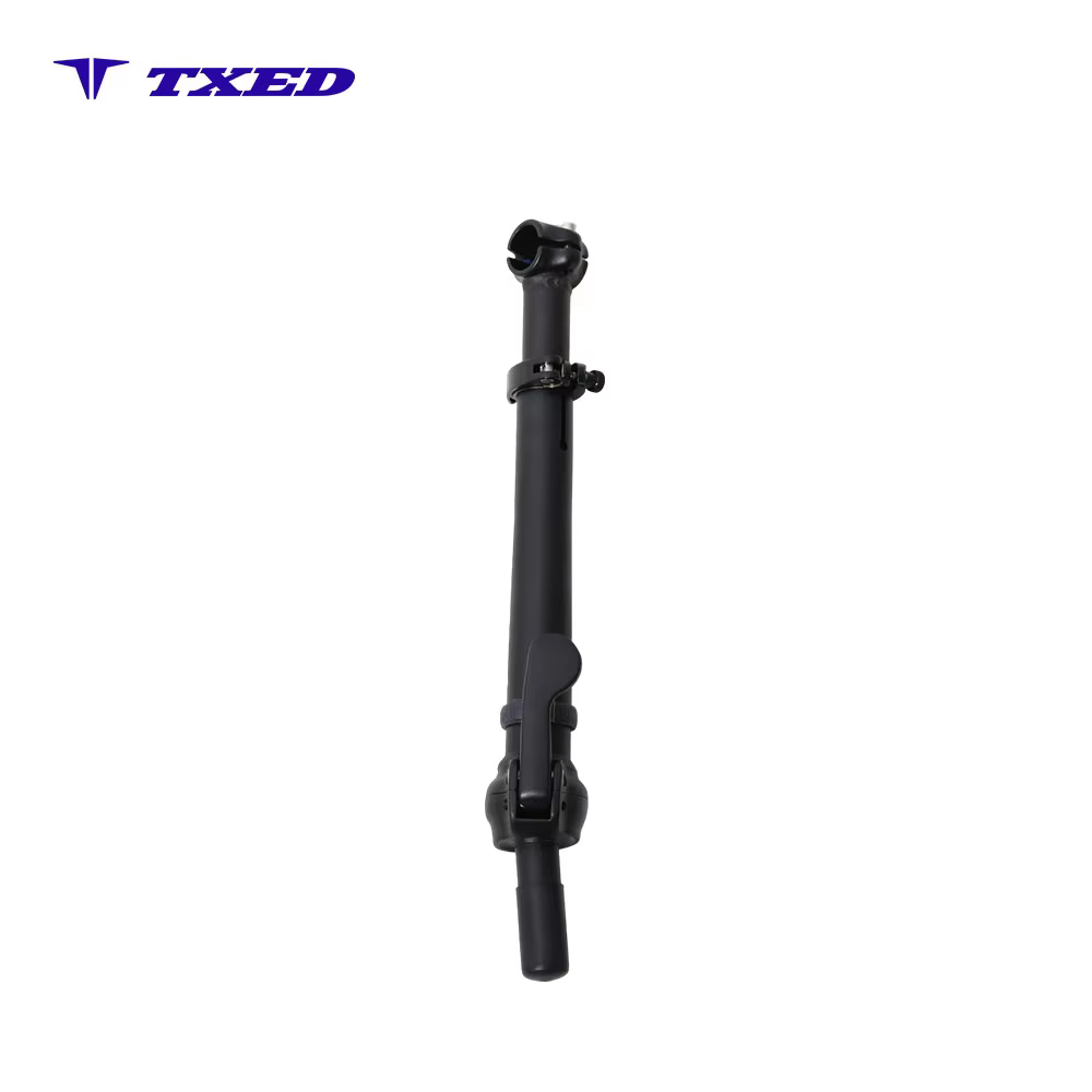 Zhihangda 28.6mm Fork Tube Compatible 25.4mm Handlebar Clamp Telescopic Adjustable Stem Electric Bicycle 8 Left Fold Safety