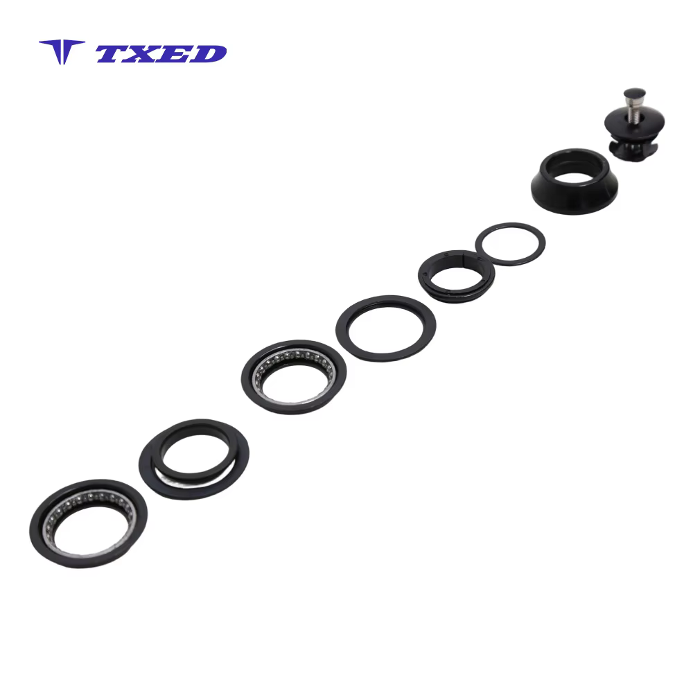 ZhiQing H115M-1 OEM Bicycle Threadless Headset 28.6mm Steel Parts Polished Rust Resistant for Electric Bicycle Steering System detail image 4