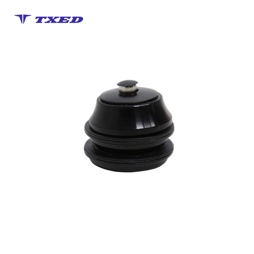 ZhiQing H115M-1 Threadless Aluminum Mountain Bike Headset 9-Piece 28.6/44/30mm Star Nut Set Rust Resistant Polished detail image 2